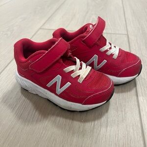 New Balance Kids Red Sneakers Size 5.5